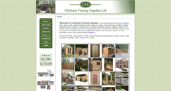 Desktop Screenshot of cheshamfencing.co.uk