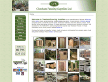 Tablet Screenshot of cheshamfencing.co.uk